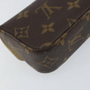 LOUIS VUITTON Monogram Pochette lagoon Glasses Case M60008 LV Auth 148124-16
