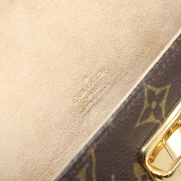 LOUIS VUITTON Monogram Pochette lagoon Glasses Case M60008 LV Auth 148124