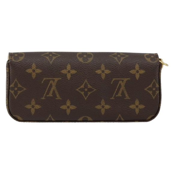 LOUIS VUITTON Monogram Pochette lagoon Glasses Case M60008 LV Auth 148124
