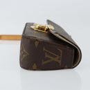 LOUIS VUITTON Monogram Pochette lagoon Glasses Case M60008 LV Auth 148124-3