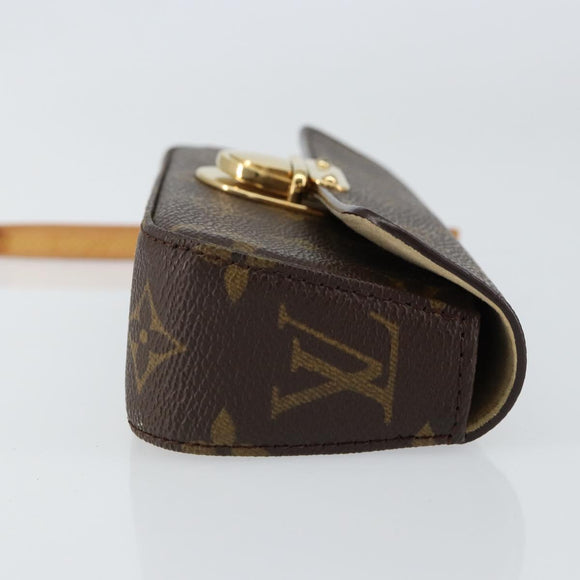 LOUIS VUITTON Monogram Pochette lagoon Glasses Case M60008 LV Auth 148124