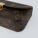 LOUIS VUITTON Monogram Pochette lagoon Glasses Case M60008 LV Auth 148124-7