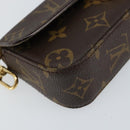 LOUIS VUITTON Monogram Pochette lagoon Glasses Case M60008 LV Auth 148124-14