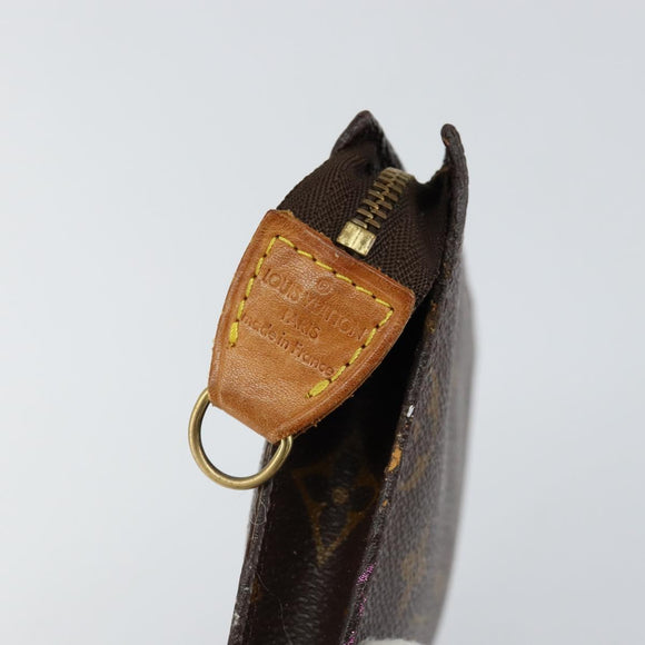 LOUIS VUITTON Monogram Bucket PM Accessory Pouch LV Auth 148125
