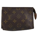 LOUIS VUITTON Monogram Poche Toilette 15 Pouch M47546 LV Auth 148126-1