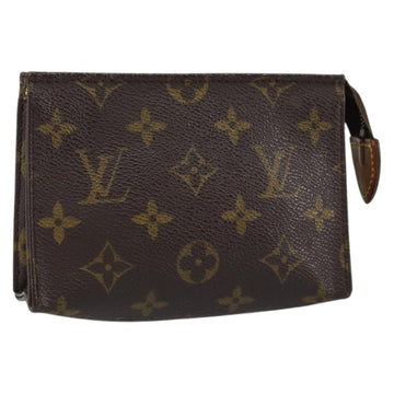 LOUIS VUITTON Monogram Poche Toilette 15 Pouch M47546 LV Auth 148126