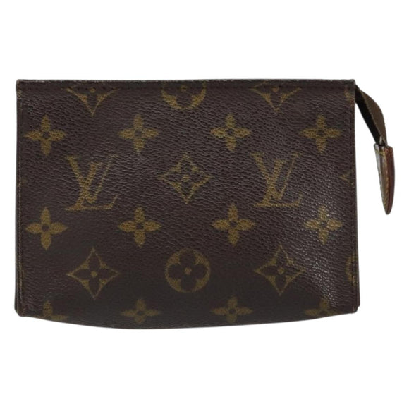 LOUIS VUITTON Monogram Poche Toilette 15 Pouch M47546 LV Auth 148126