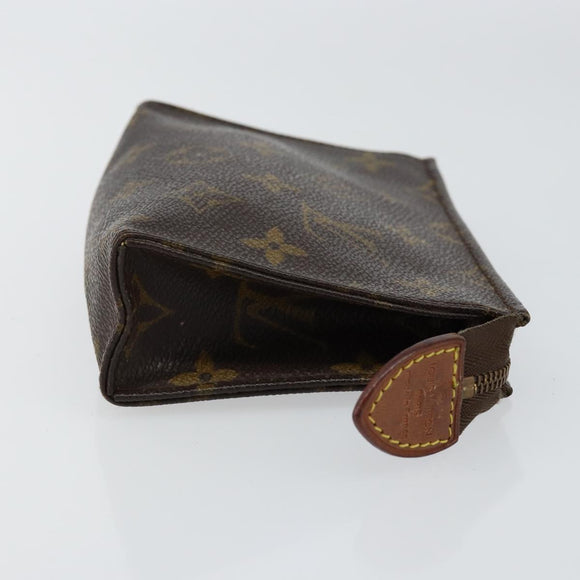LOUIS VUITTON Monogram Poche Toilette 15 Pouch M47546 LV Auth 148126