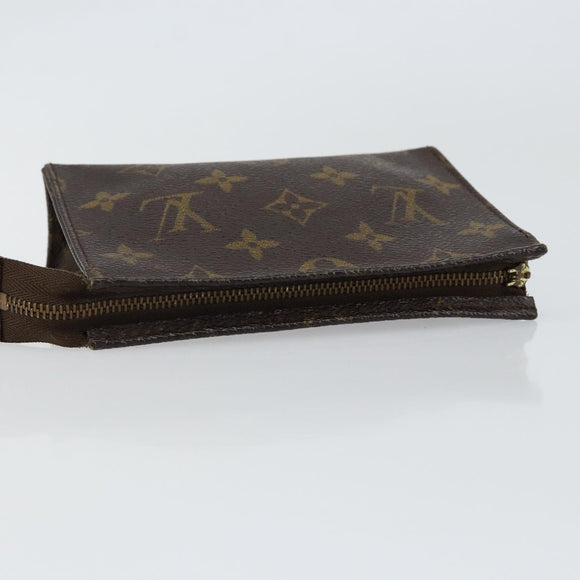 LOUIS VUITTON Monogram Poche Toilette 15 Pouch M47546 LV Auth 148126