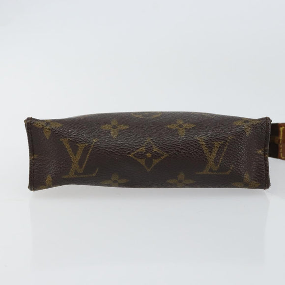 LOUIS VUITTON Monogram Poche Toilette 15 Pouch M47546 LV Auth 148126