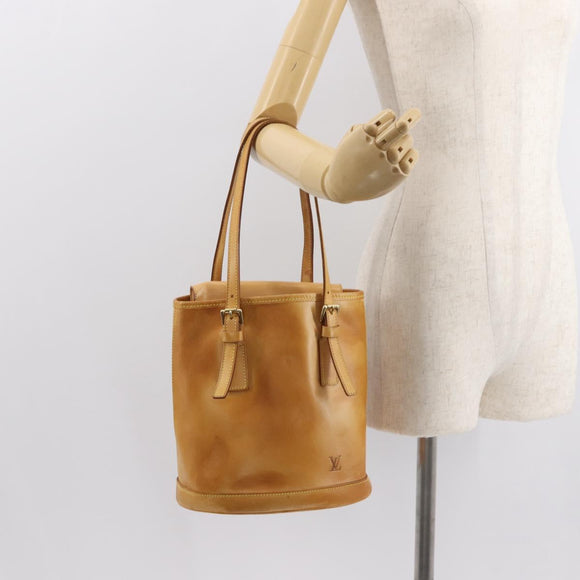 LOUIS VUITTON Nomad Male Ventiem Bag 20th Anniversary Beige M99070 Auth 148127