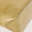 LOUIS VUITTON Monogram Vernis Reade PM Hand Bag Beige M91334 LV Auth 148128-9
