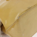 LOUIS VUITTON Monogram Vernis Reade PM Hand Bag Beige M91334 LV Auth 148128-15