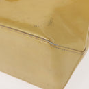LOUIS VUITTON Monogram Vernis Reade PM Hand Bag Beige M91334 LV Auth 148128-16