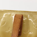 LOUIS VUITTON Monogram Vernis Reade PM Hand Bag Beige M91334 LV Auth 148128-10