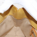 LOUIS VUITTON Monogram Vernis Reade PM Hand Bag Beige M91334 LV Auth 148128-19