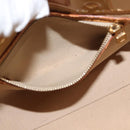 LOUIS VUITTON Monogram Vernis Reade PM Hand Bag Beige M91334 LV Auth 148128-21