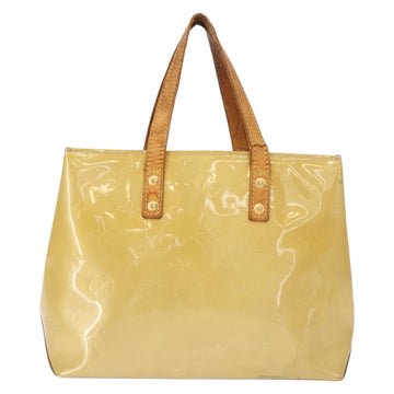 LOUIS VUITTON Monogram Vernis Reade PM Hand Bag Beige M91334 LV Auth 148128 - 0