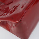 LOUIS VUITTON Monogram Vernis Wilshire PM Bag Pomme D'amour M93642 Auth 148130-14