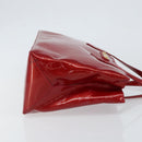 LOUIS VUITTON Monogram Vernis Wilshire PM Bag Pomme D'amour M93642 Auth 148130-4