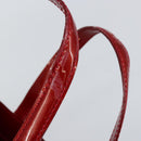 LOUIS VUITTON Monogram Vernis Wilshire PM Bag Pomme D'amour M93642 Auth 148130-9