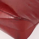 LOUIS VUITTON Monogram Vernis Brentwood Bag Pomme D'amour M91989 LV Auth 148132-14