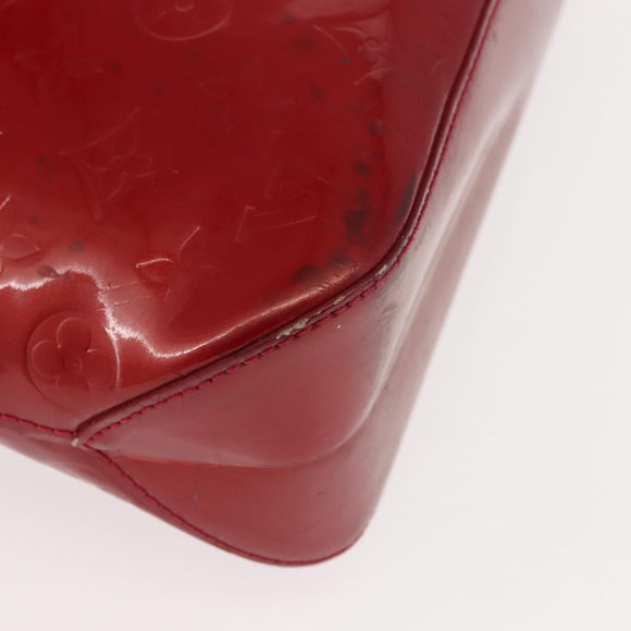 LOUIS VUITTON Monogram Vernis Brentwood Bag Pomme D'amour M91989 LV Auth 148132