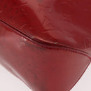 LOUIS VUITTON Monogram Vernis Brentwood Bag Pomme D'amour M91989 LV Auth 148132-16