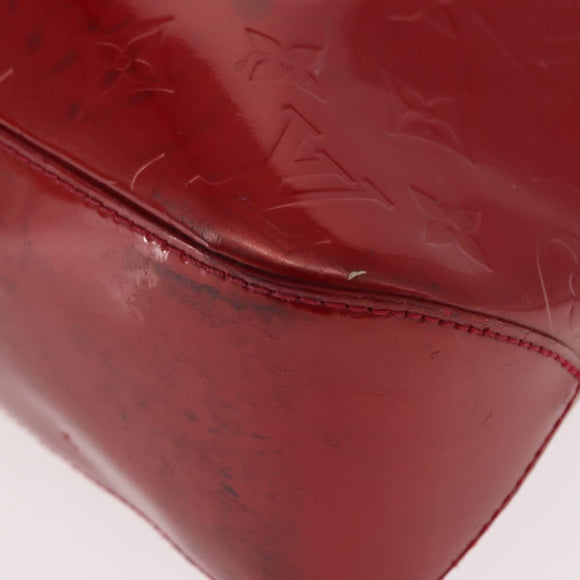 LOUIS VUITTON Monogram Vernis Brentwood Bag Pomme D'amour M91989 LV Auth 148132