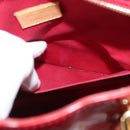 LOUIS VUITTON Monogram Vernis Brentwood Bag Pomme D'amour M91989 LV Auth 148132-20