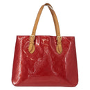 LOUIS VUITTON Monogram Vernis Brentwood Bag Pomme D'amour M91989 LV Auth 148132-13