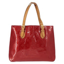 LOUIS VUITTON Monogram Vernis Brentwood Bag Pomme D'amour M91989 LV Auth 148132-2