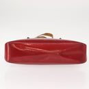 LOUIS VUITTON Monogram Vernis Brentwood Bag Pomme D'amour M91989 LV Auth 148132-5