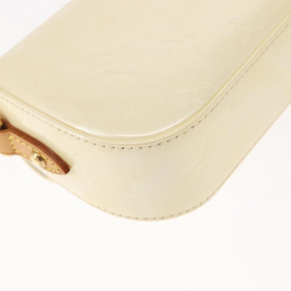 LOUIS VUITTON Monogram Vernis Malibu Street Bag Perle M91507 LV Auth 148134