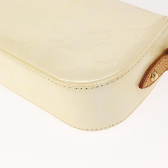 LOUIS VUITTON Monogram Vernis Malibu Street Bag Perle M91507 LV Auth 148134