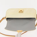 LOUIS VUITTON Monogram Vernis Malibu Street Bag Perle M91507 LV Auth 148134-10