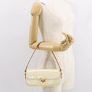 LOUIS VUITTON Monogram Vernis Malibu Street Bag Perle M91507 LV Auth 148134-23