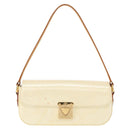 LOUIS VUITTON Monogram Vernis Malibu Street Bag Perle M91507 LV Auth 148134-13