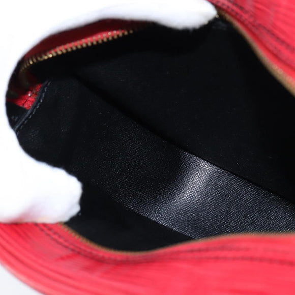 LOUIS VUITTON Epi Jeune Fille MM Shoulder Bag Red M52157 LV Auth 148136