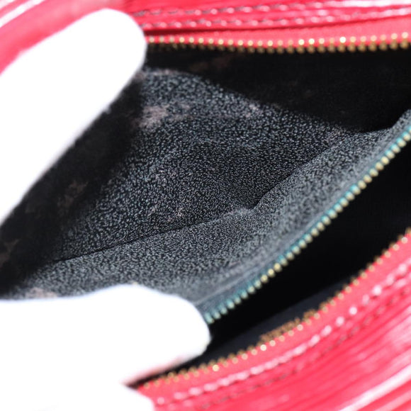 LOUIS VUITTON Epi Jeune Fille MM Shoulder Bag Red M52157 LV Auth 148136