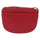 LOUIS VUITTON Epi Jeune Fille MM Shoulder Bag Red M52157 LV Auth 148136-2