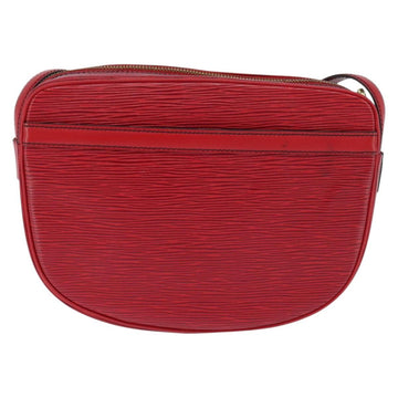 LOUIS VUITTON Epi Jeune Fille MM Shoulder Bag Red M52157 LV Auth 148136 - 0