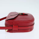 LOUIS VUITTON Epi Jeune Fille MM Shoulder Bag Red M52157 LV Auth 148136-3