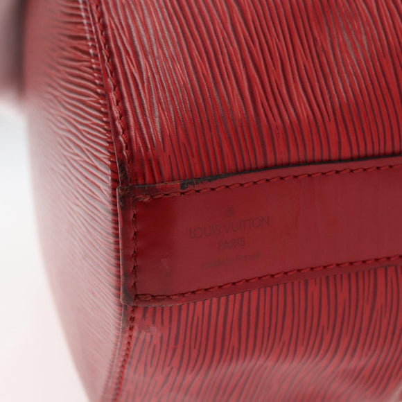 LOUIS VUITTON Epi Sac Depaule GM Shoulder Bag Red M80197 LV Auth 148137