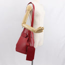 LOUIS VUITTON Epi Sac Depaule GM Shoulder Bag Red M80197 LV Auth 148137-22