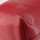 LOUIS VUITTON Epi Keepall 60 Boston Bag Red M42947 LV Auth 148138-15