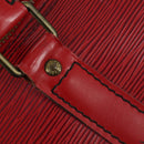 LOUIS VUITTON Epi Keepall 60 Boston Bag Red M42947 LV Auth 148138-17