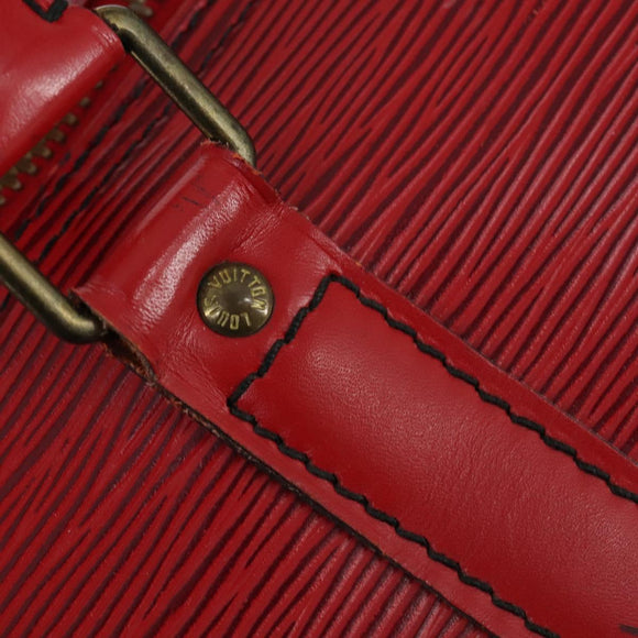 LOUIS VUITTON Epi Keepall 60 Boston tas rood M42947 LV Auth 148138