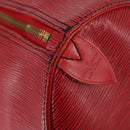 LOUIS VUITTON Epi Keepall 60 Boston Bag Red M42947 LV Auth 148138-18