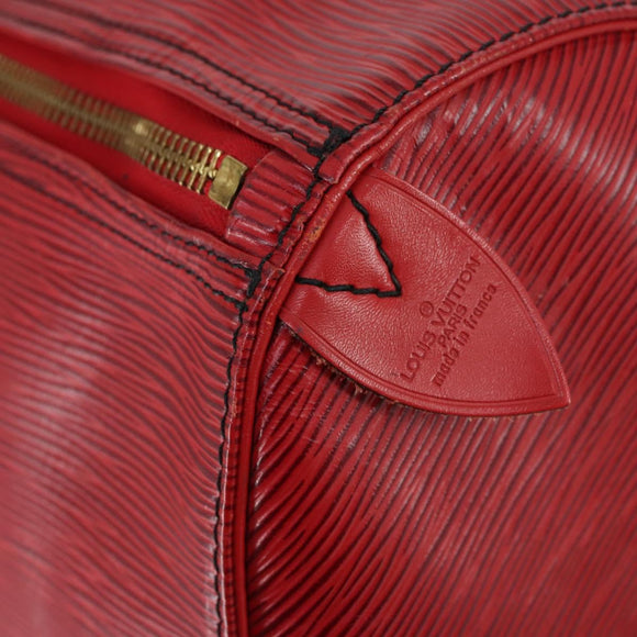 LOUIS VUITTON Epi Keepall 60 Boston tas rood M42947 LV Auth 148138